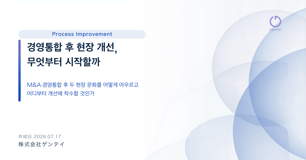 경영통합 후 현장 개선, 무엇부터 시작할까: 요양시설·병원을 위한 우선순위 정하기